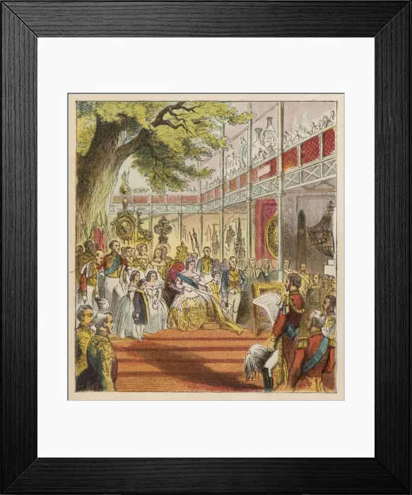 Framed Print : Great Exhibition Opened Framed Print : Great Exhibition Opened