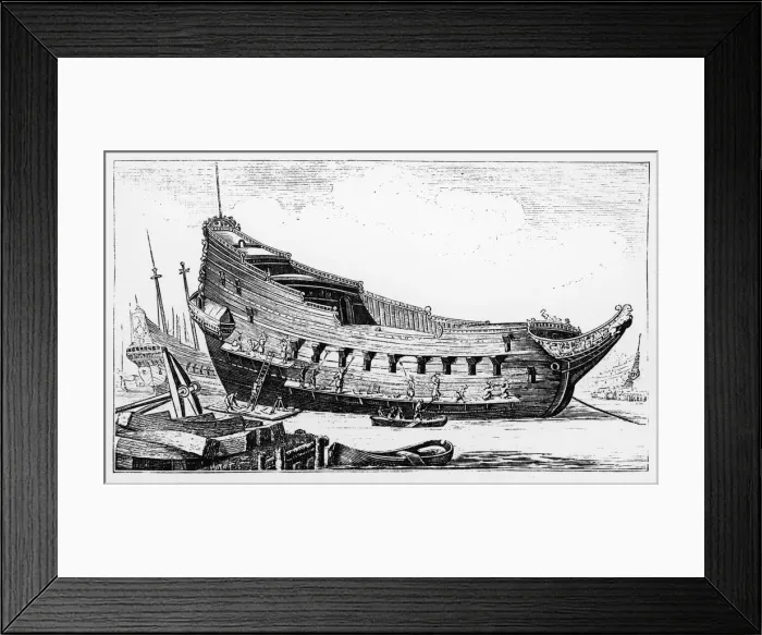Framed Print : Ship Building C17 Framed Print : Ship Building C17