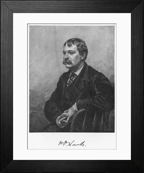 Framed Print : William Dean Howells - 2 Framed Print : William Dean Howells - 2