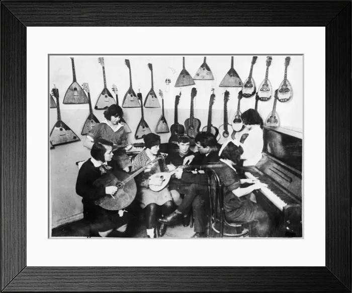 Framed Print : Learning the Balalaika Framed Print : Learning the Balalaika