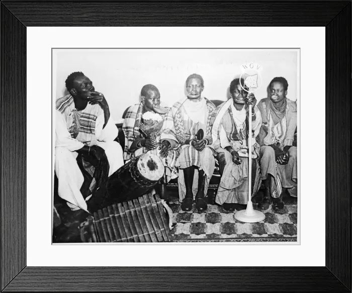 Framed Print : African Radio Broadcast Framed Print : African Radio Broadcast