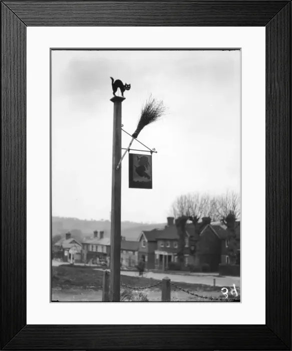 Framed Print : Witch & Broomstick Framed Print : Witch & Broomstick