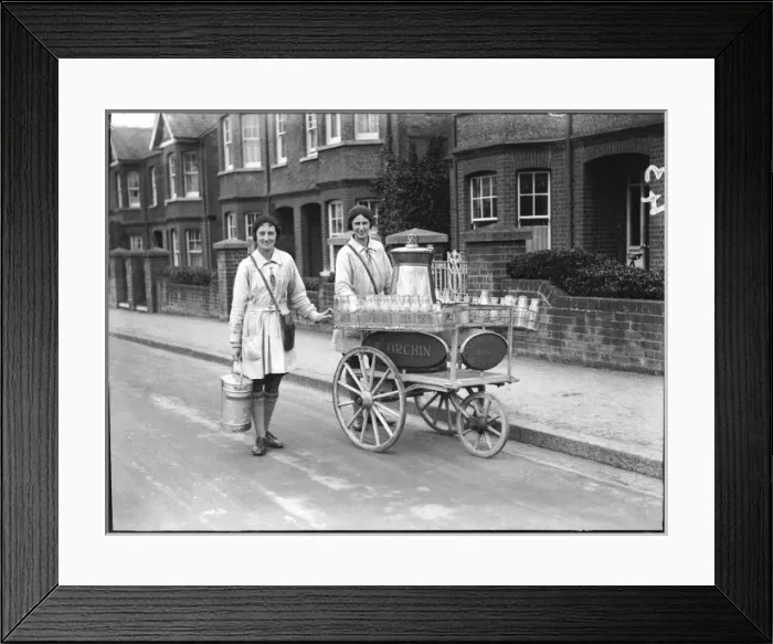Framed Print : Margate Milkmaids Framed Print : Margate Milkmaids