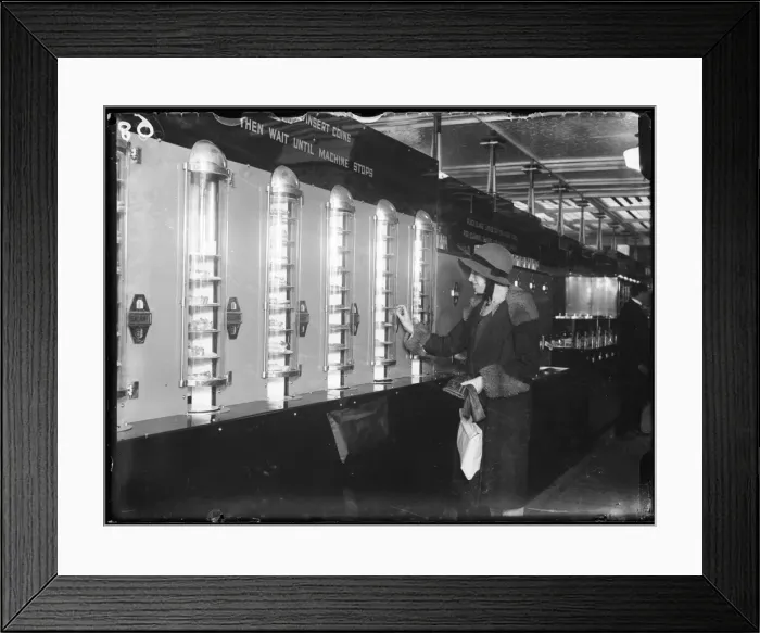 Framed Print : Automatic Restaurant Framed Print : Automatic Restaurant