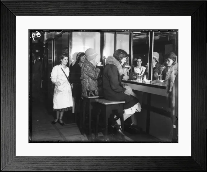 Framed Print : Automatic Restaurant Framed Print : Automatic Restaurant