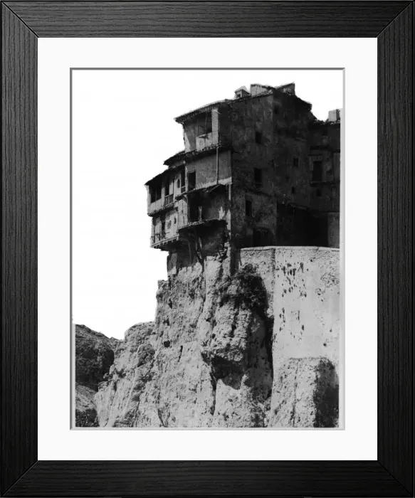 Framed Print : Spanish Cliff Houses Framed Print : Spanish Cliff Houses