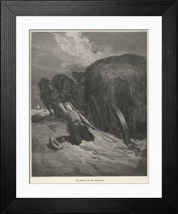 Framed Print : The Carrier Stuck Fast
