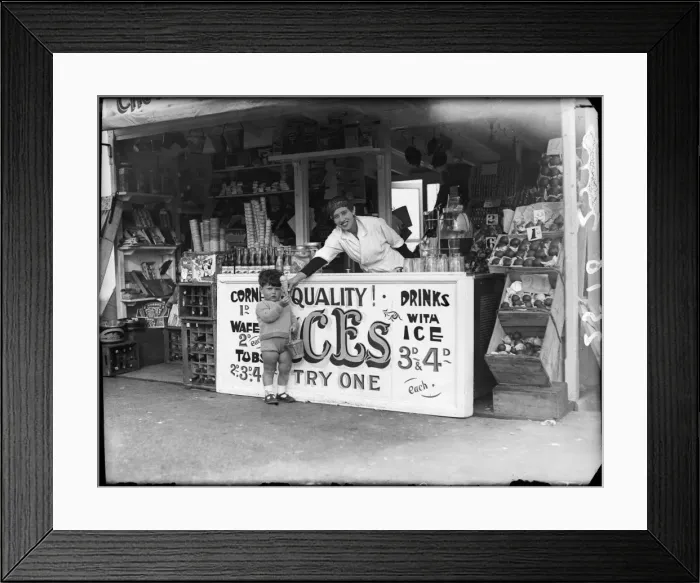 Framed Print : Buying an Ice Cream Framed Print : Buying an Ice Cream