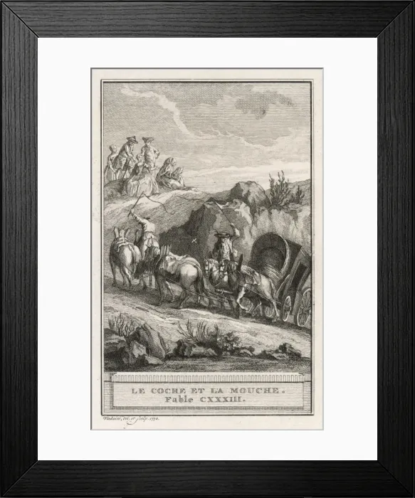 Framed Print : Fable / Fly & Coach Framed Print : Fable / Fly & Coach
