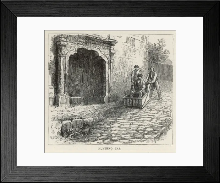 Framed Print : Running Car Framed Print : Running Car