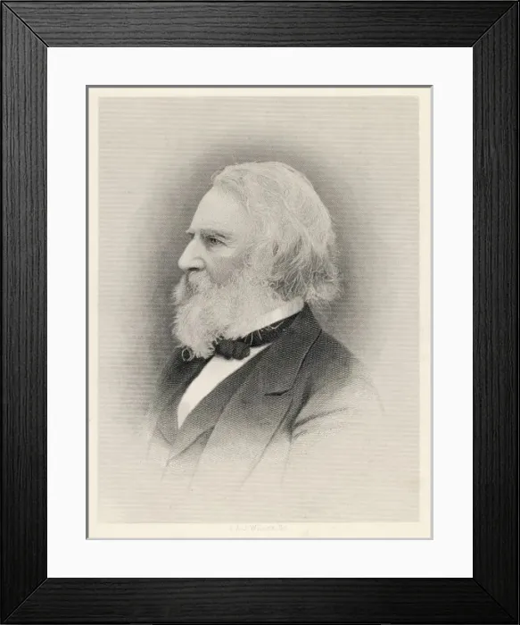 Framed Print : Longfellow Profile Framed Print : Longfellow Profile