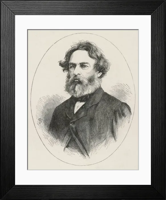 Framed Print : Longfellow (Middleaged) Framed Print : Longfellow (Middleaged)