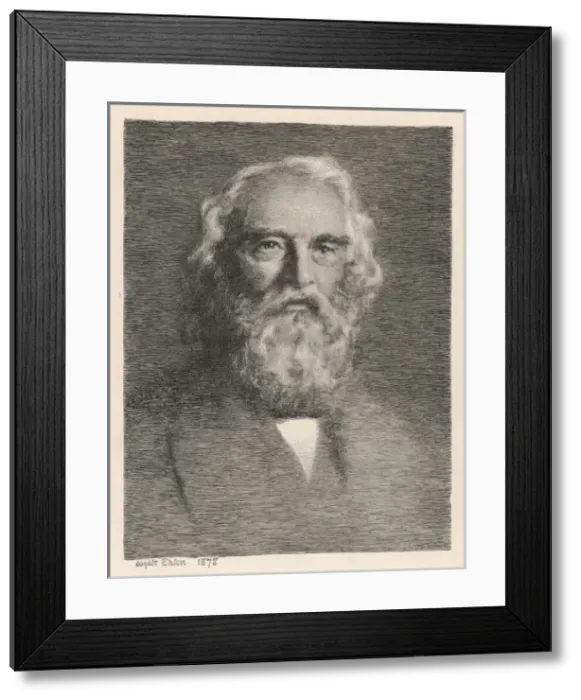 Framed Print : LONGFELLOW (1878) Framed Print : LONGFELLOW (1878)