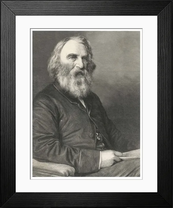 Framed Print : Henry Longfellow Framed Print : Henry Longfellow