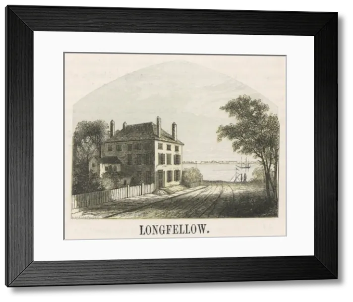 Framed Print : Lonfellow Birthplace