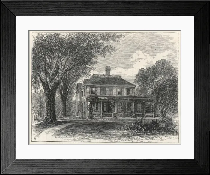 Framed Print : Longfellow home - 3 Framed Print : Longfellow home - 3