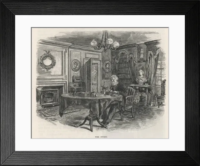 Framed Print : Longfellow home - 6 Framed Print : Longfellow home - 6