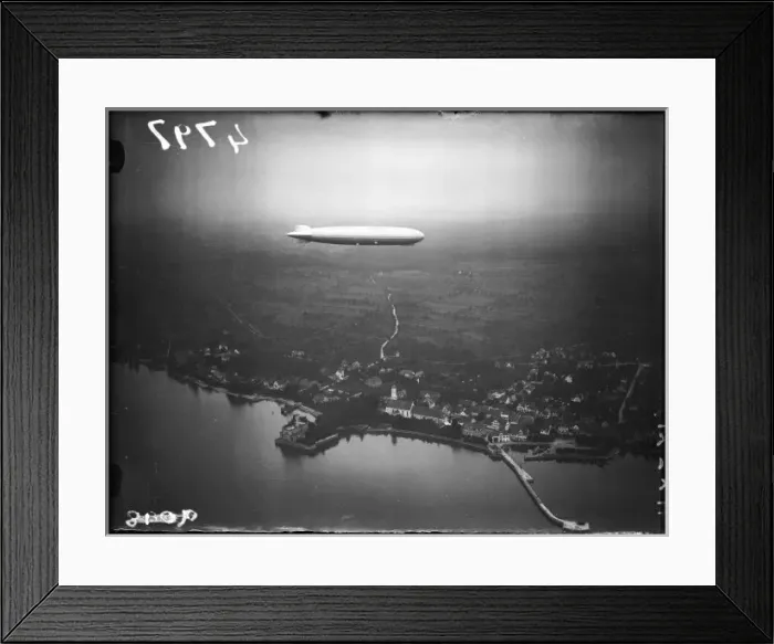 Framed Print : Graf Zeppelin in Flight Framed Print : Graf Zeppelin in Flight