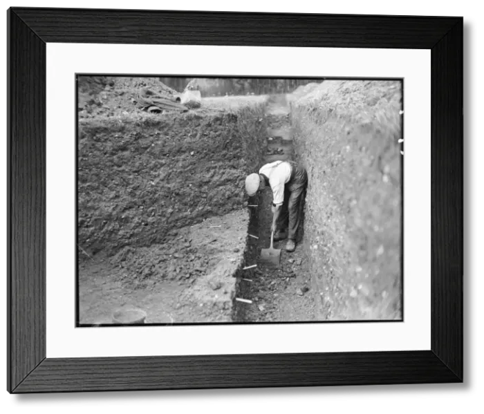 Framed Print : Verulamium Excavations Framed Print : Verulamium Excavations