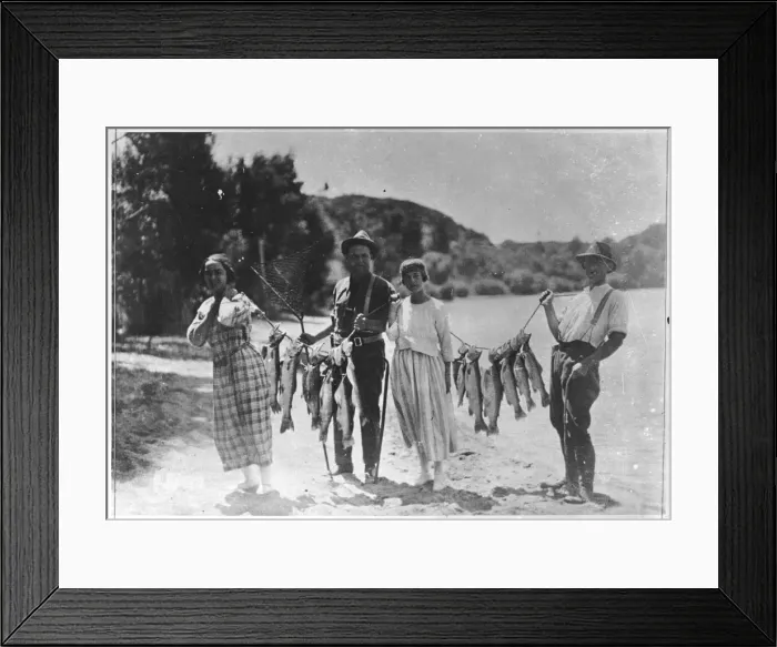 Framed Print : New Zealand Fisher Folk Framed Print : New Zealand Fisher Folk