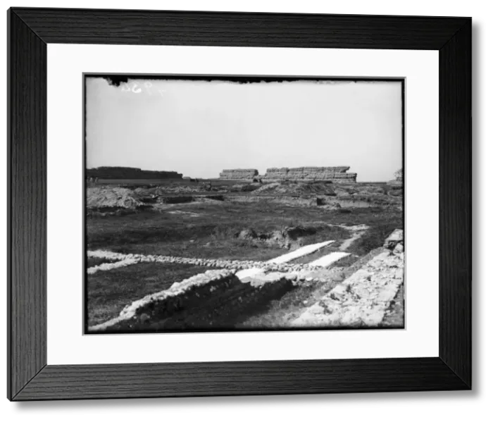 Framed Print : Richborough Excavations Framed Print : Richborough Excavations