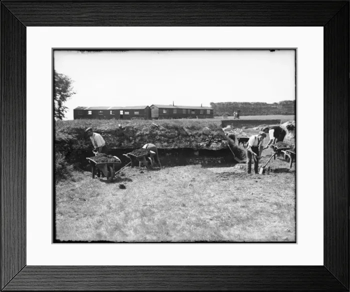 Framed Print : Richborough Excavations Framed Print : Richborough Excavations