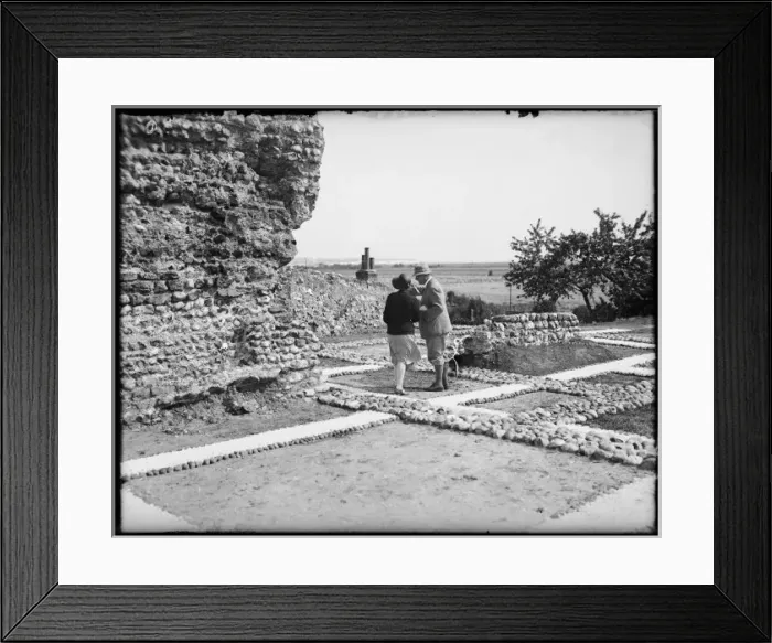 Framed Print : Richborough Excavations Framed Print : Richborough Excavations