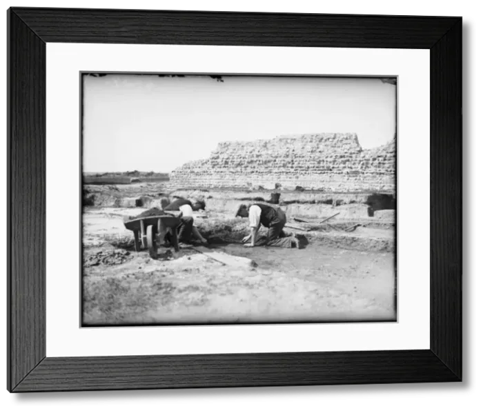 Framed Print : Richborough Excavations Framed Print : Richborough Excavations