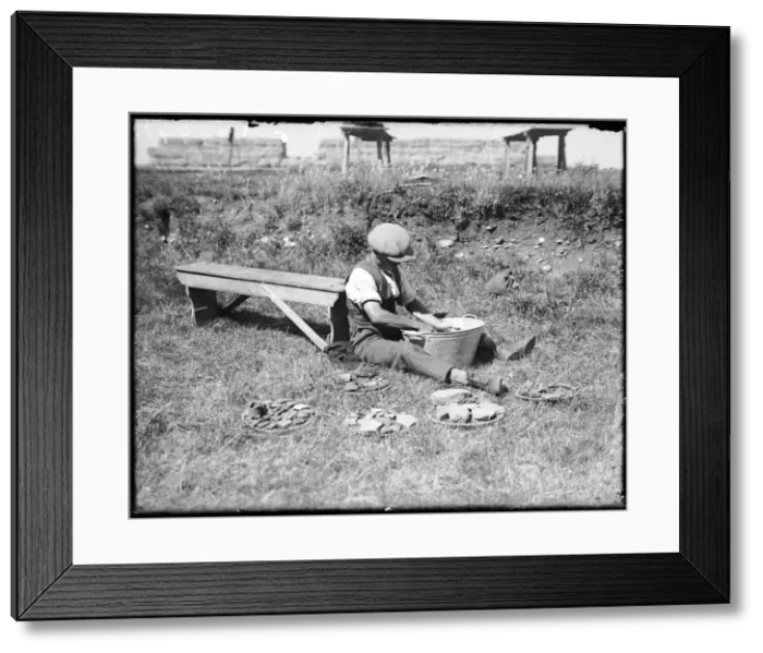 Framed Print : Richborough Excavations Framed Print : Richborough Excavations