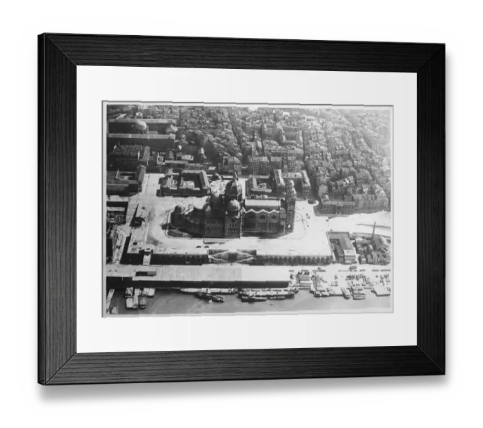 Framed Print : Marseilles from the Air
