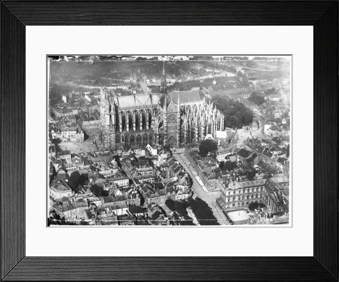 Framed Print : Amiens from the Air Framed Print : Amiens from the Air