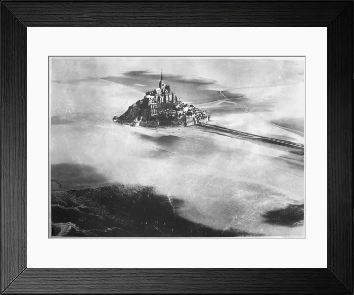 Framed Print : Mont St. Michel from Air Framed Print : Mont St. Michel from Air