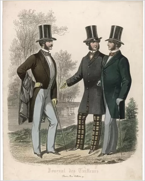 Fashionable Men 1857