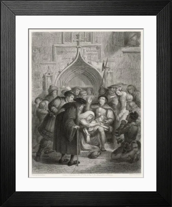 Framed Print : Luther Inspired Framed Print : Luther Inspired