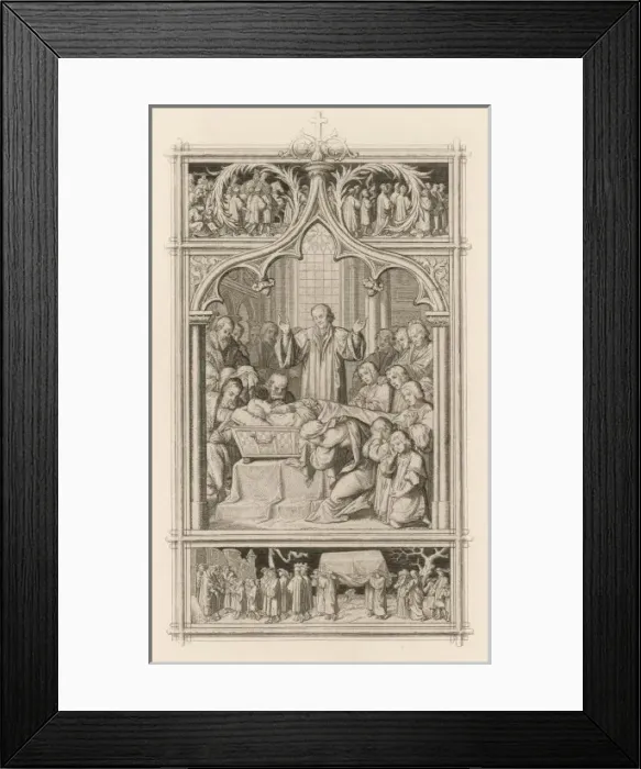 Framed Print : Luthers Funeral Framed Print : Luthers Funeral