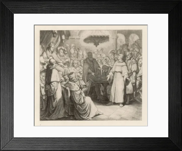 Framed Print : Luther and Karl V Framed Print : Luther and Karl V