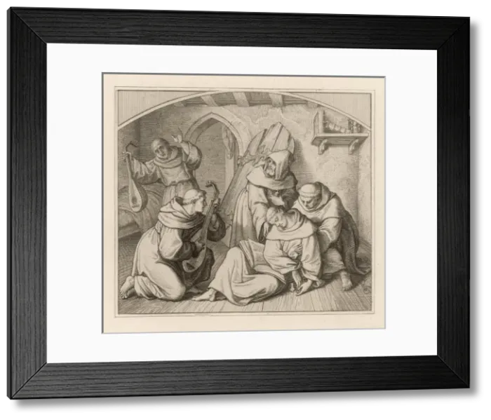 Framed Print : Luther Tormented Framed Print : Luther Tormented