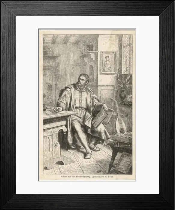 Framed Print : Luther Transl. Bible Framed Print : Luther Transl. Bible