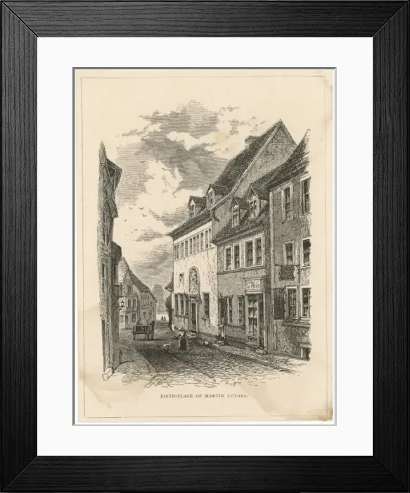Framed Print : Luthers Birthplace Framed Print : Luthers Birthplace