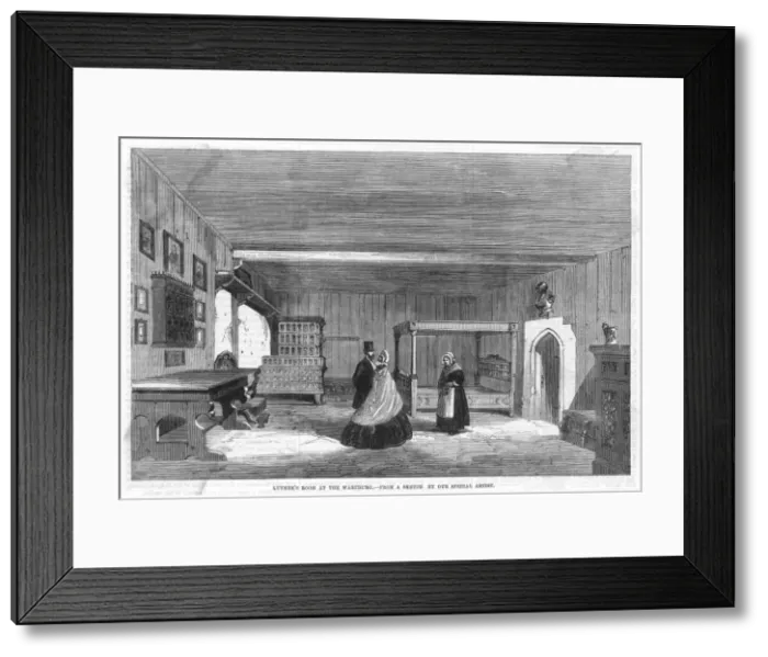 Framed Print : Luther, Wartburg Room Framed Print : Luther, Wartburg Room