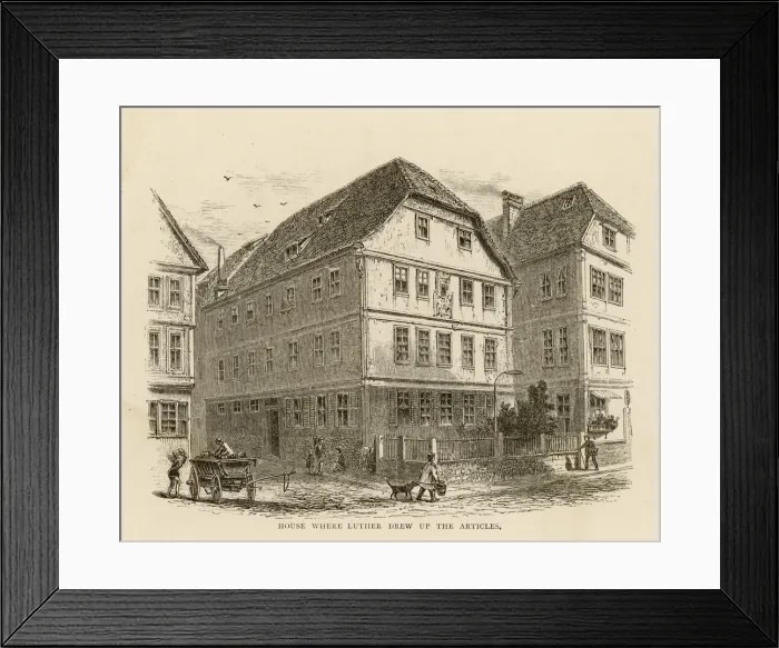 Framed Print : Luther - Wittenberg Home Framed Print : Luther - Wittenberg Home
