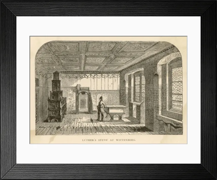 Framed Print : Luther - Wittenberg Framed Print : Luther - Wittenberg