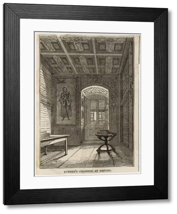 Framed Print : Luther - Erfurt Room Framed Print : Luther - Erfurt Room