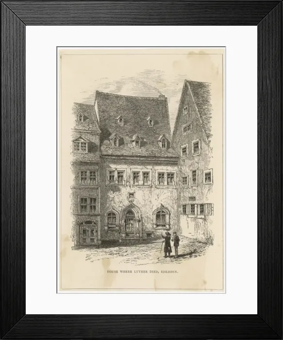 Framed Print : Luther - Deathplace Framed Print : Luther - Deathplace