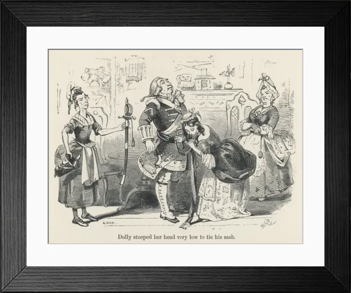 Framed Print : Dolly Ties Sash Framed Print : Dolly Ties Sash