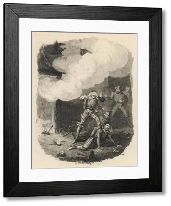 Framed Print : Explosion at Holbeach Framed Print : Explosion at Holbeach