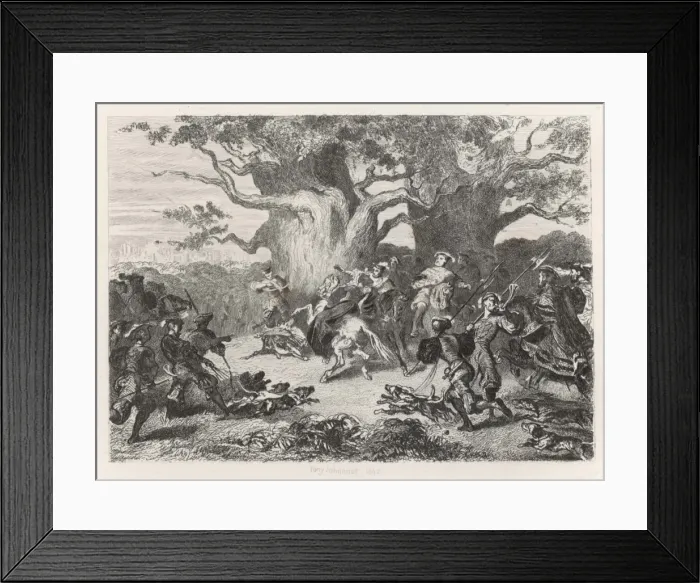 Framed Print : The Royal Chase Framed Print : The Royal Chase