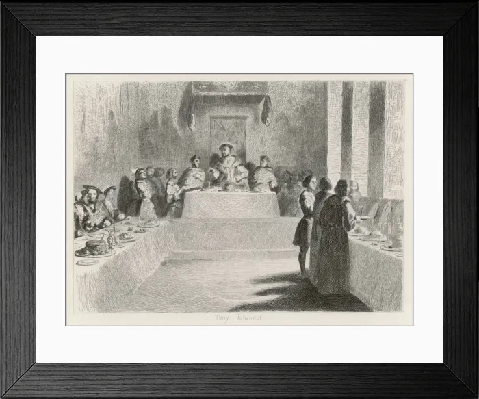 Framed Print : Henry VIII Banqueting Framed Print : Henry VIII Banqueting