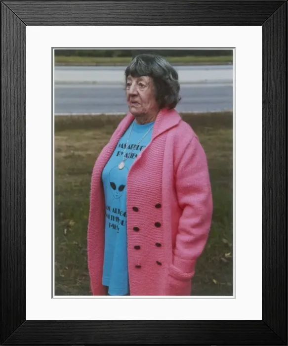 Framed Print : Betty Hill Abductee Framed Print : Betty Hill Abductee