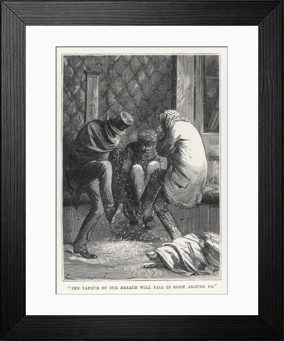 Framed Print : Verne / Earth to Moon Framed Print : Verne / Earth to Moon